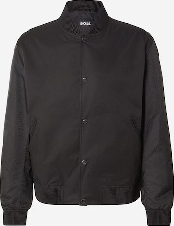 Veste mi-saison 'Covor' BOSS en noir : devant