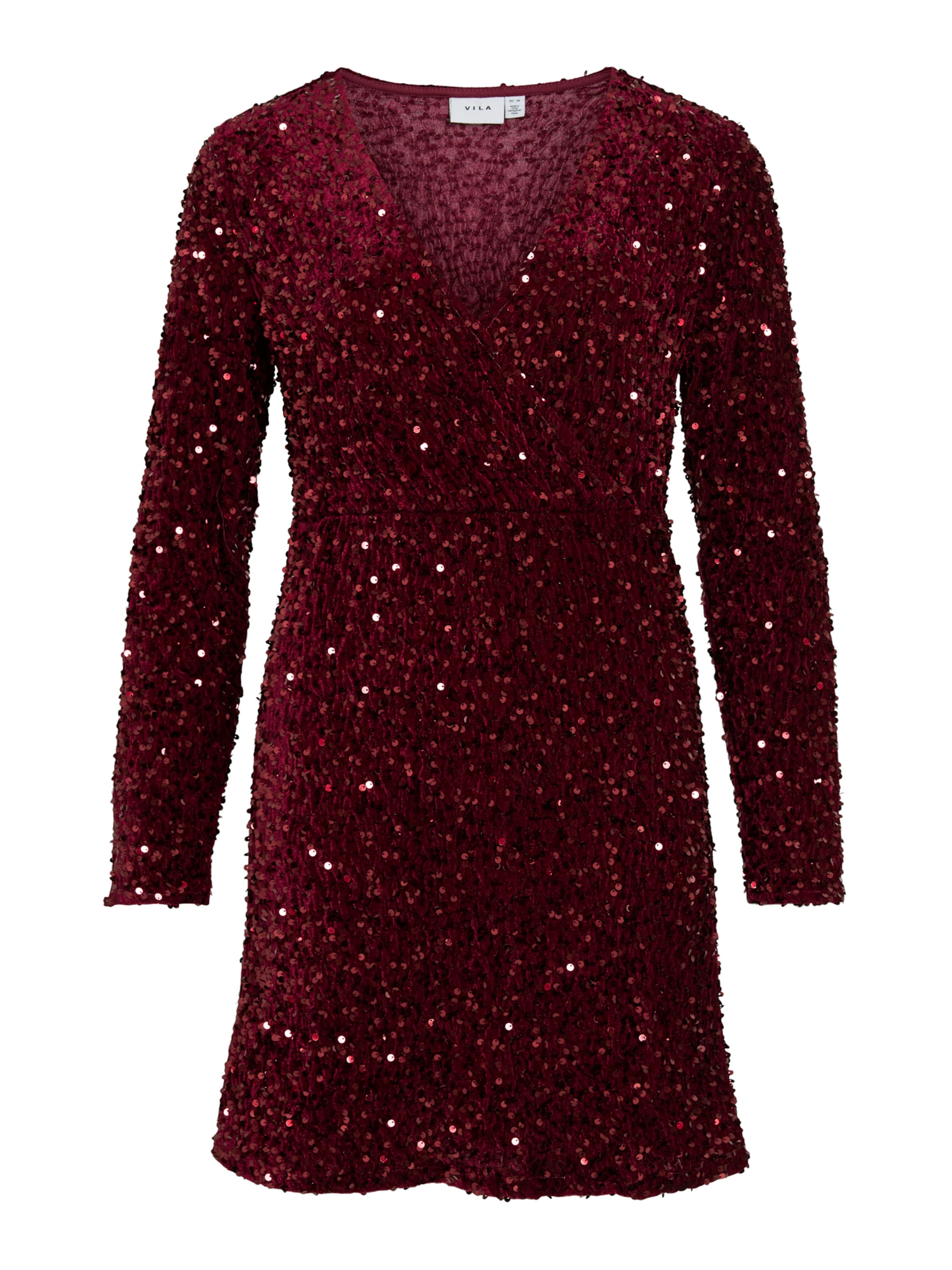 VILA Cocktail Dress 'VIBELIEVE' in Red: front