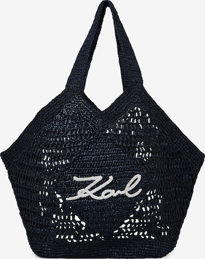 Karl Lagerfeld Rantakassi värissä tummansininen / valkoinen, Tuotenäkymä