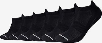 camano Athletic Socks in Black: front