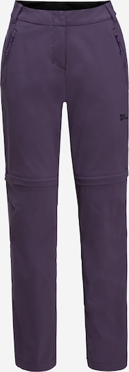 JACK WOLFSKIN Outdoor trousers 'GLASTAL' in Blackberry, Item view