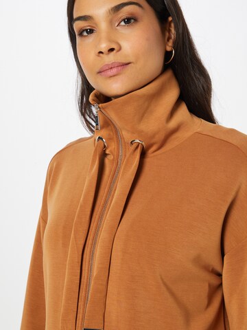 COMMA Sweat jacket in Brown