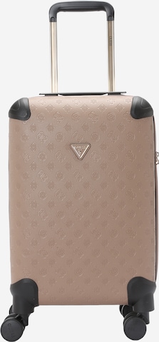 GUESS Чемодан на колесиках 'WILDER' в Серый: спереди