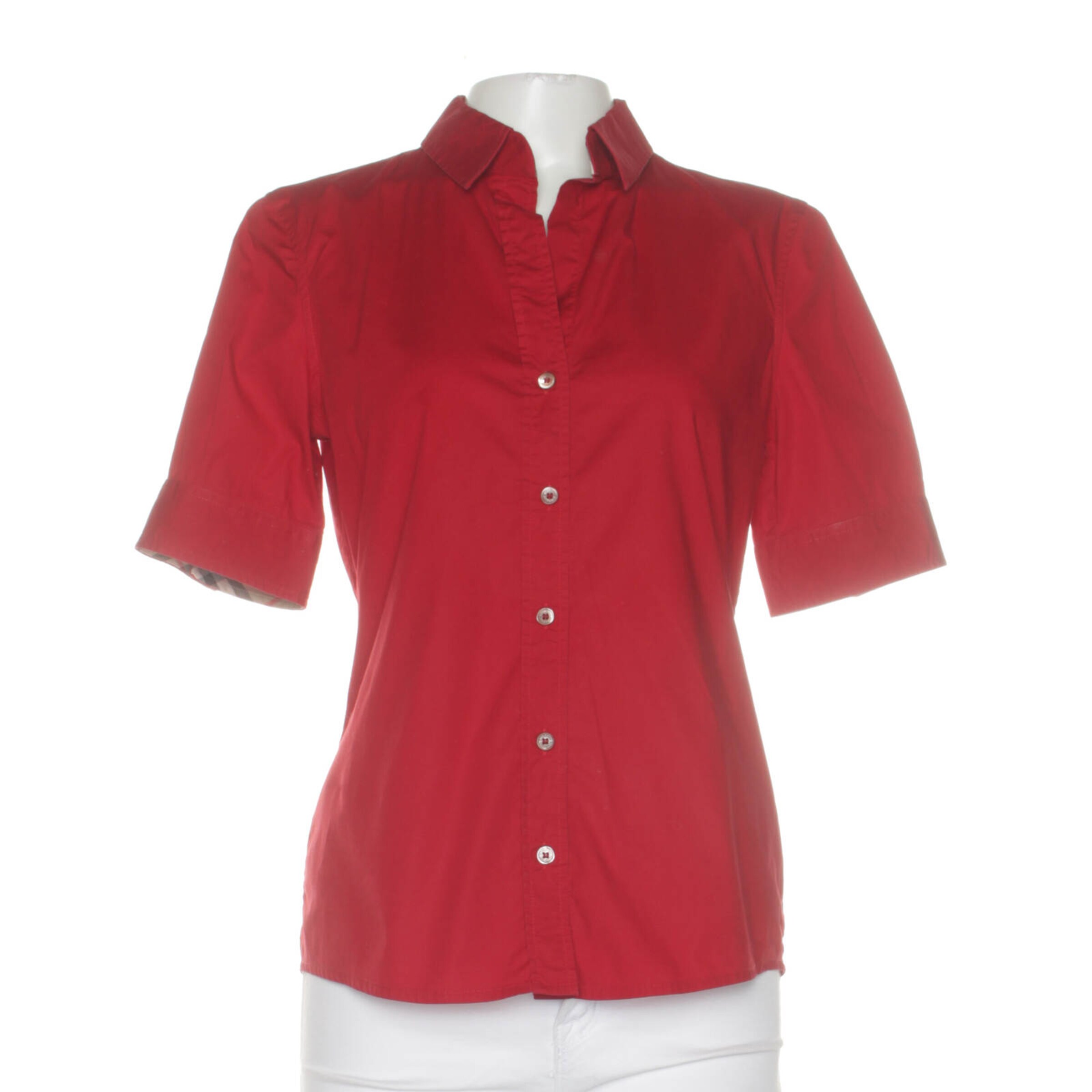 BURBERRY Bluse / Tunika XS in Rot: Vorderseite