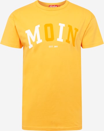 T-Shirt 'Moin' Derbe en orange : devant