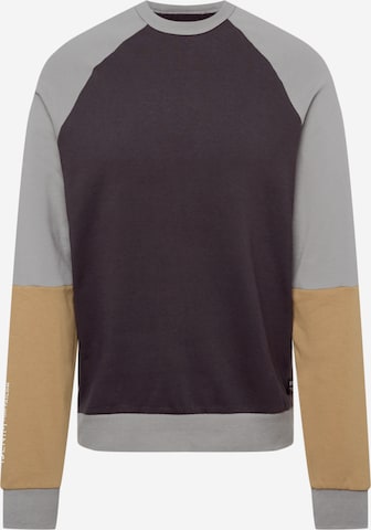 TOM TAILOR DENIM Sweatshirt in Grey: front