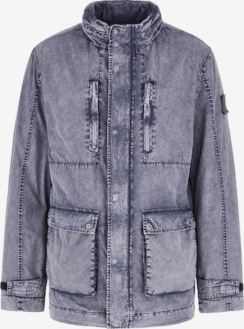 GUESS Between-Season Jacket in Blue: front