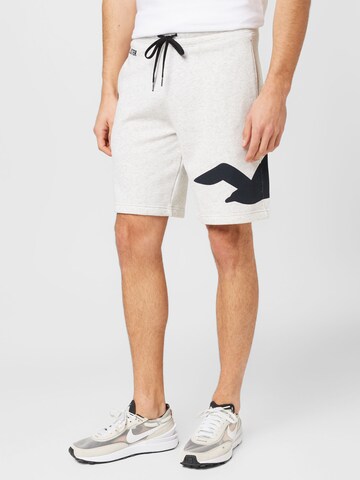 HOLLISTER Zvonové kalhoty Kalhoty – šedá: přední strana