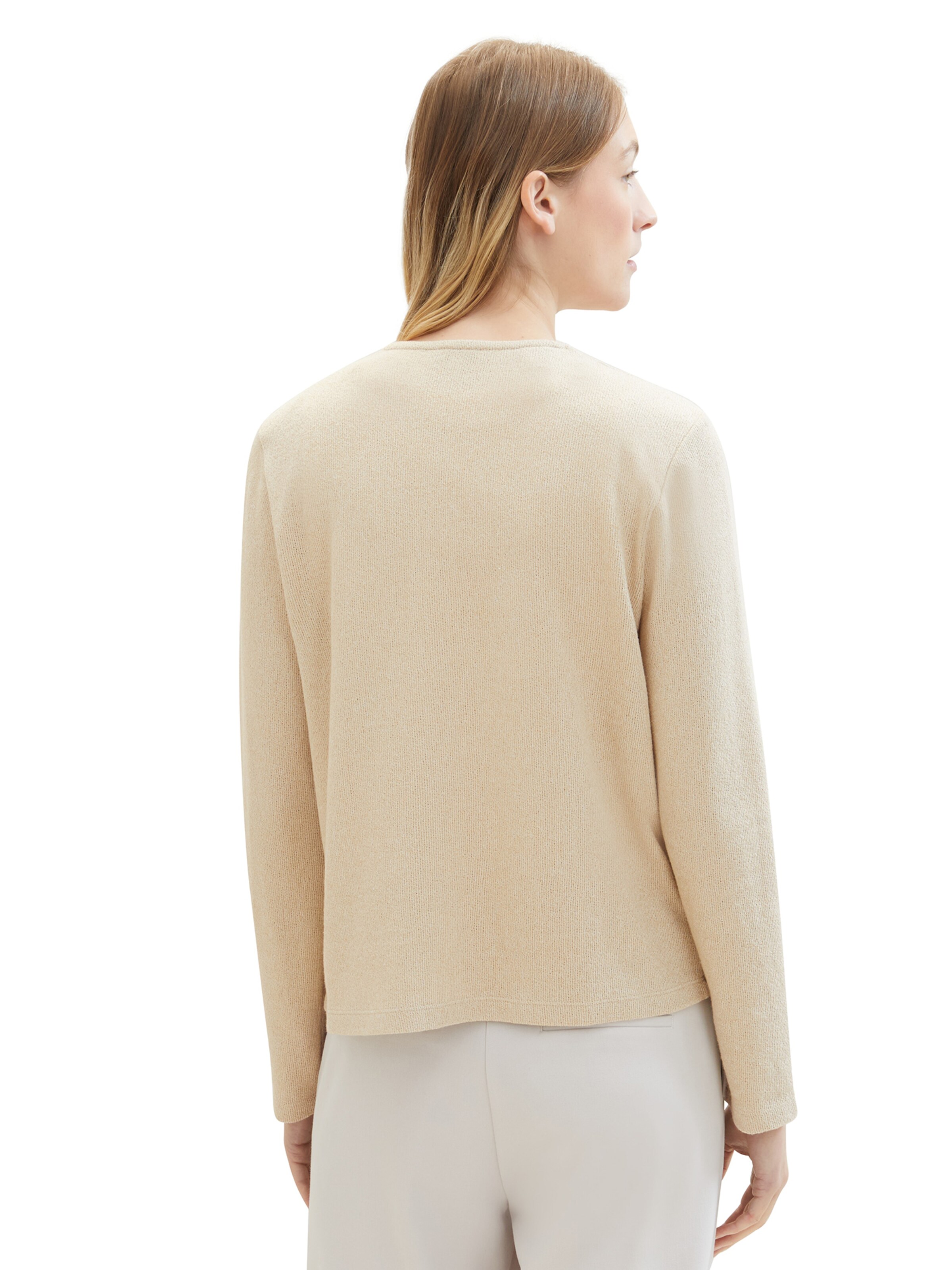 TOM TAILOR Cardigan i beige