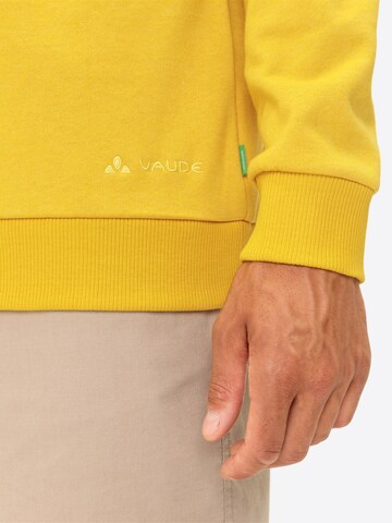 VAUDE Sportsweatshirt 'Mineo' in Gelb
