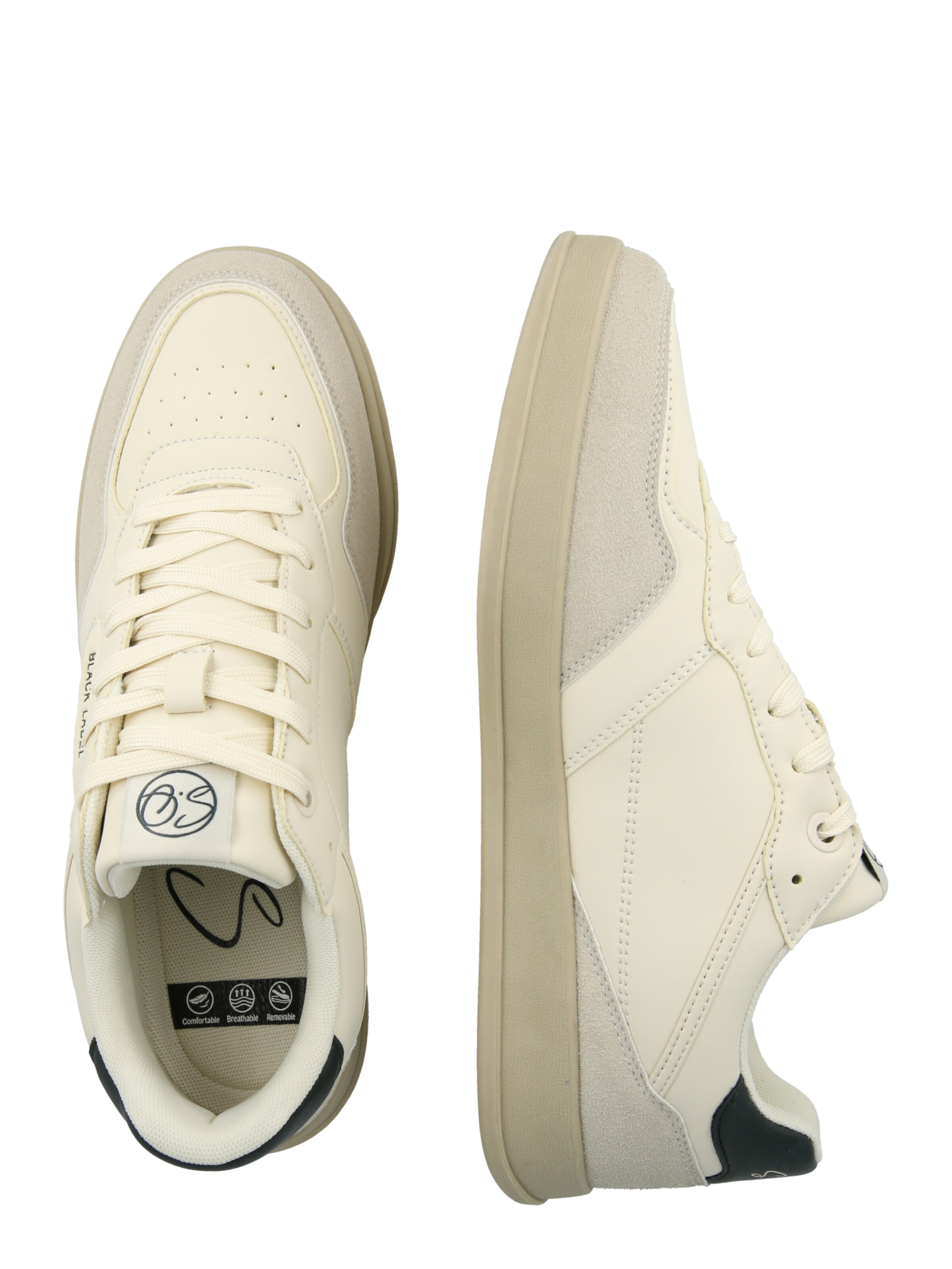 s.Oliver Platform trainers in White