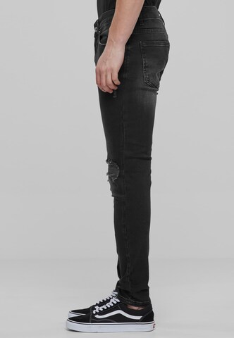 2Y Premium Regular Jeans in Schwarz