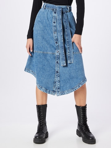 DRYKORN Skirt 'ENIT' in Blue: front