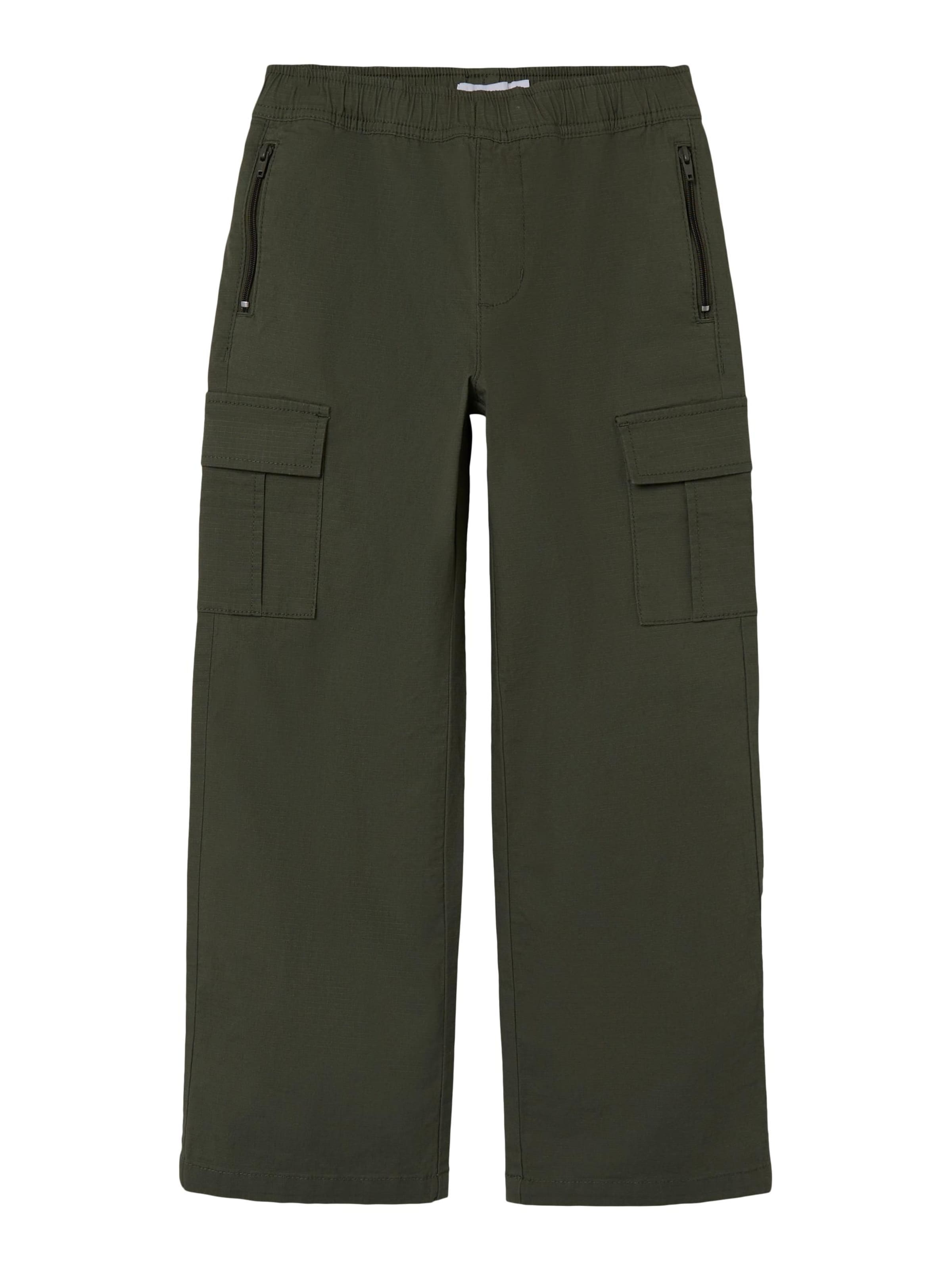NAME IT Trousers 'Berlin' in Green: front
