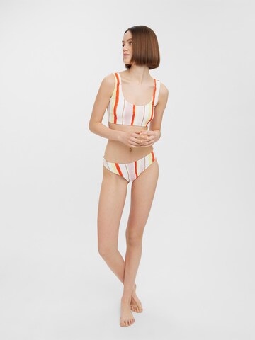 VERO MODA Bustier Bikinitop 'Sine' in Weiß