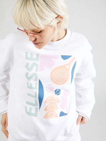 ELLESSE Sweatshirt 'Rosiello' in Weiß