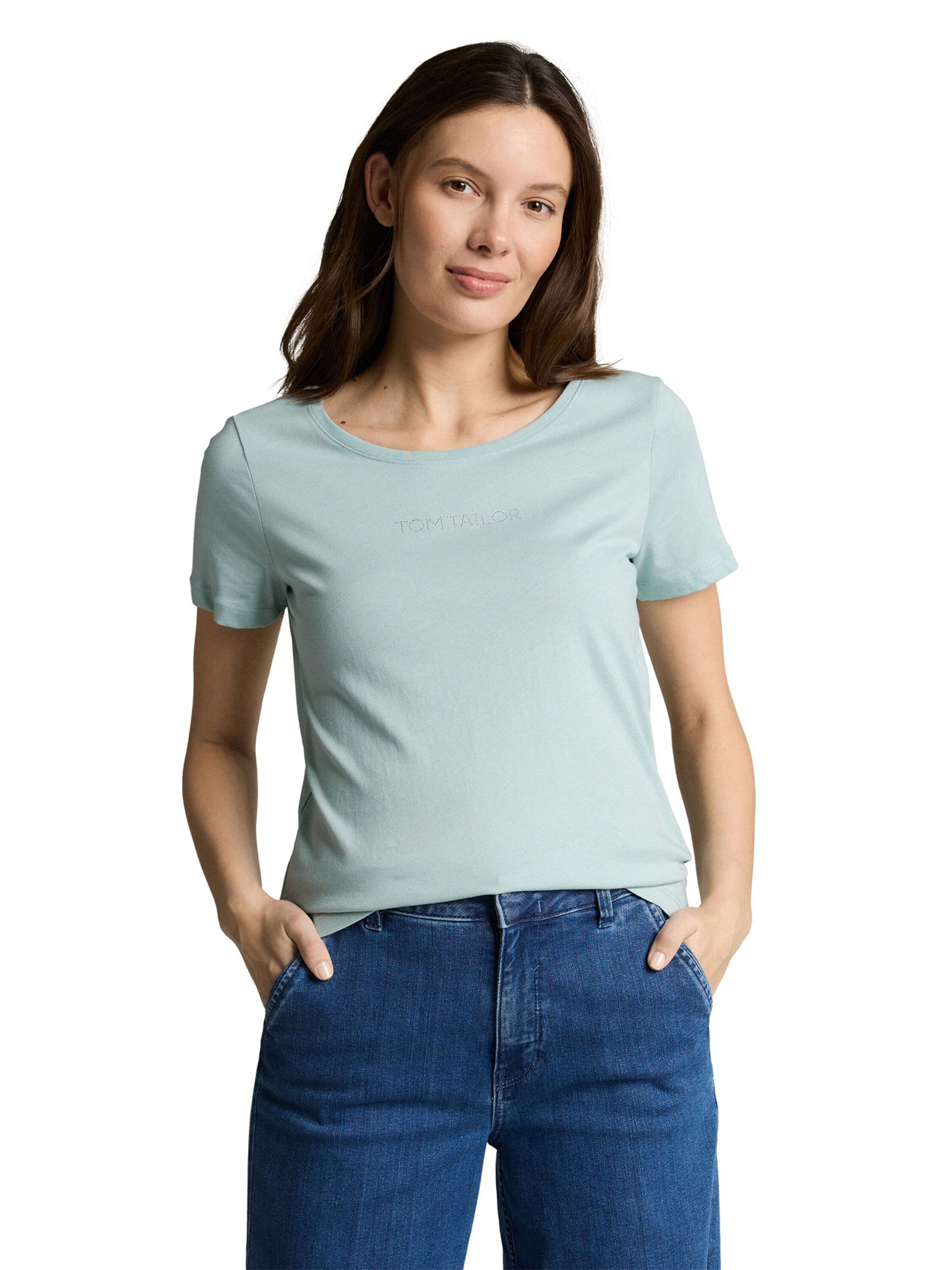 TOM TAILOR Μπλουζάκι σε μπλε: μπροστά