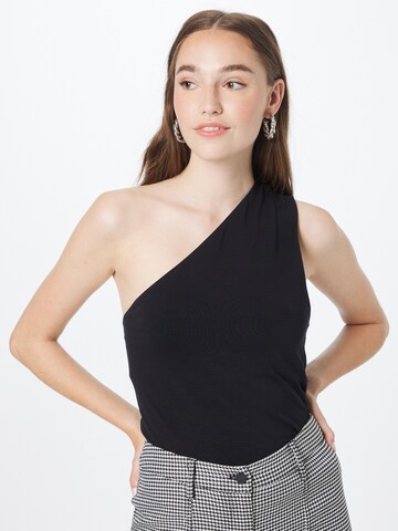 IRO Top 'CHIFLO' in Black: front