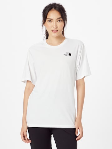 THE NORTH FACE Majica 'Simple Dome' | bela barva: sprednja stran