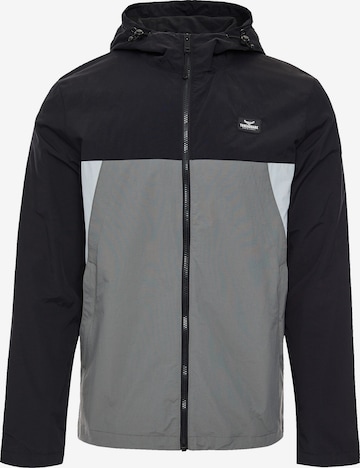 Threadbare Between-season jacket 'Radio' in Black: front