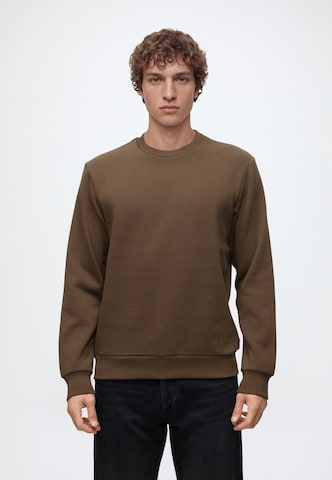 JACK & JONES Sweatshirt 'JJEBRADLEY' in Brown: front