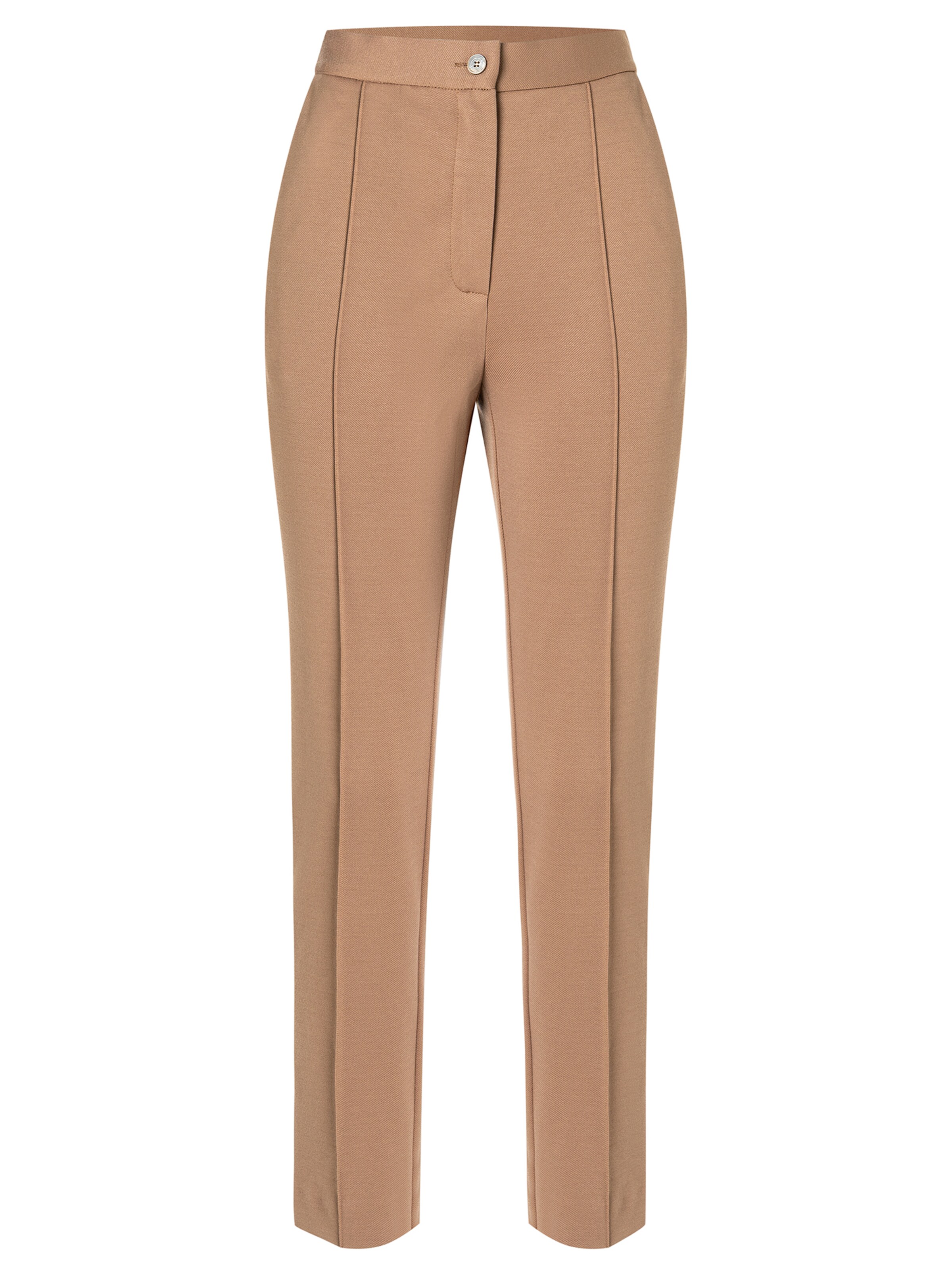 Ana Alcazar Tapered Pants 'Ajasa' in Beige: front