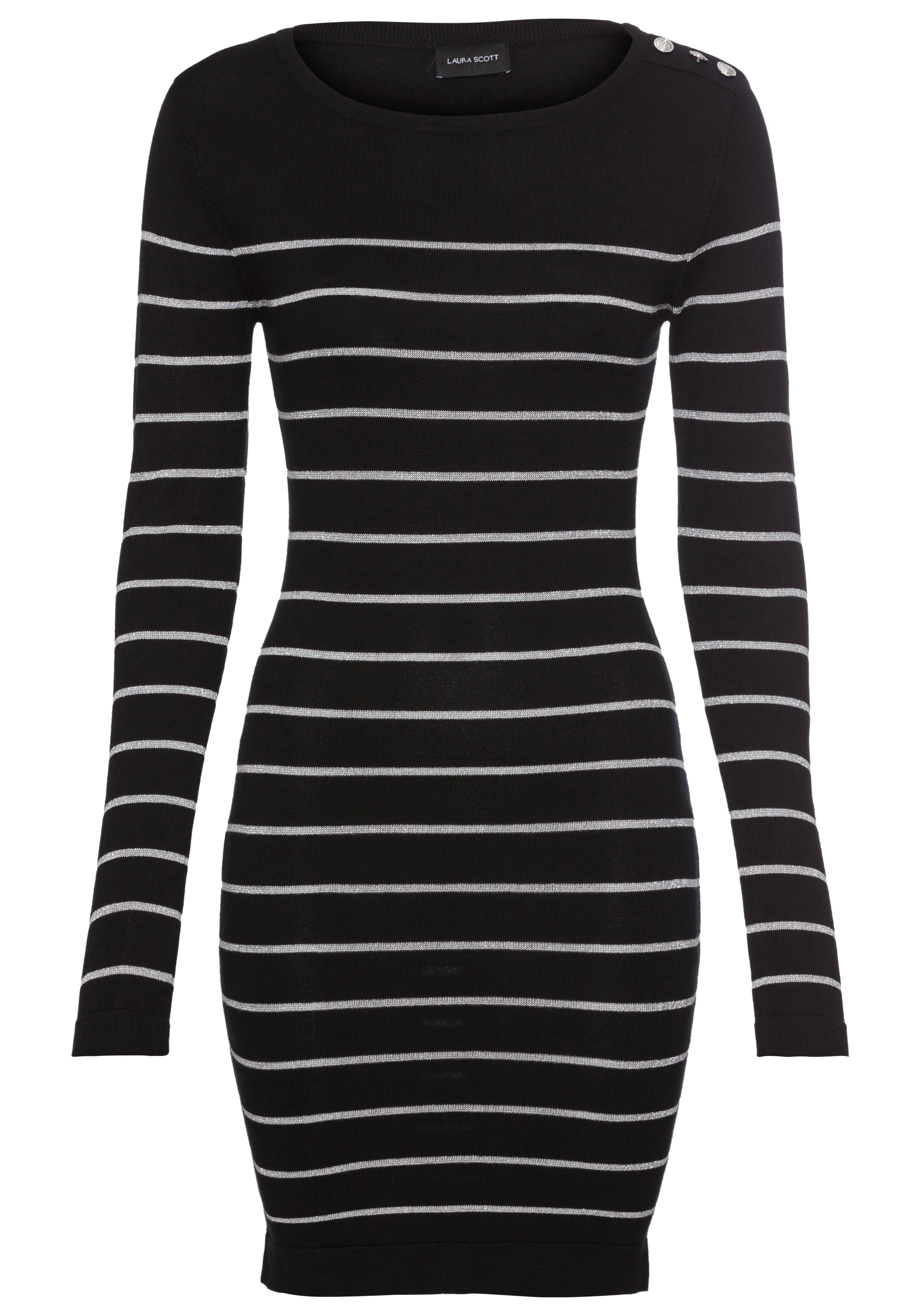 LAURA SCOTT Kleid in Schwarz: Vorderseite