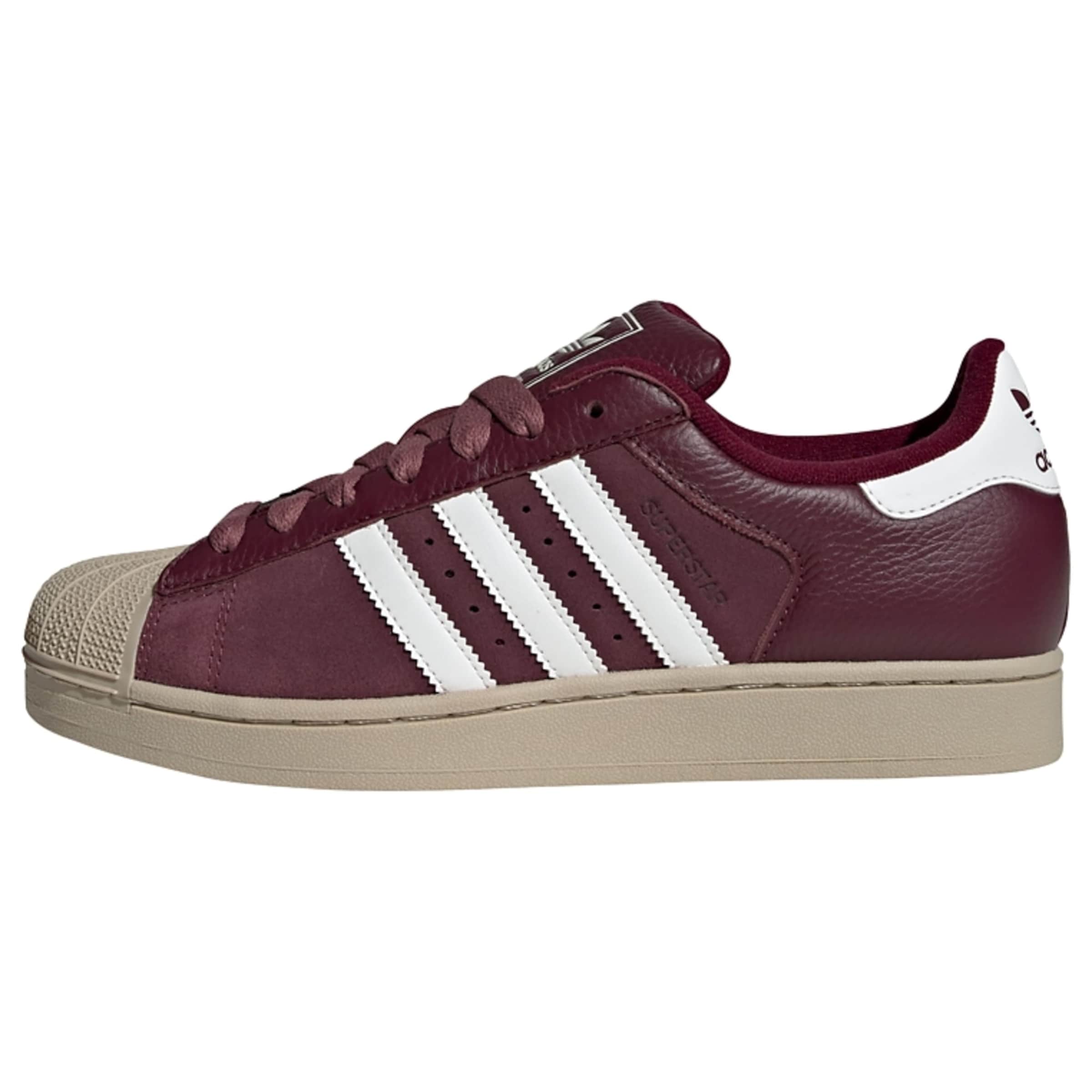 ADIDAS ORIGINALS - Sapatilhas baixas 'Superstar II' em vermelho: frente