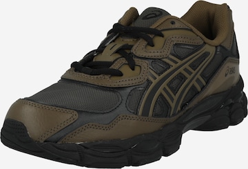 ASICS SportStyle Running Shoes 'GEL-NYC' in Brown: front