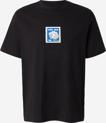 Tricou de la Calvin Klein Jeans pe negru: față