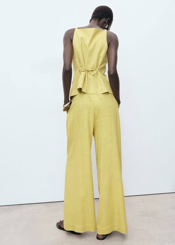MANGO Loosefit Hose 'Luca' in Gelb