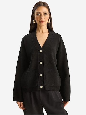 Bianco Lucci - Casaco de malha em preto: frente