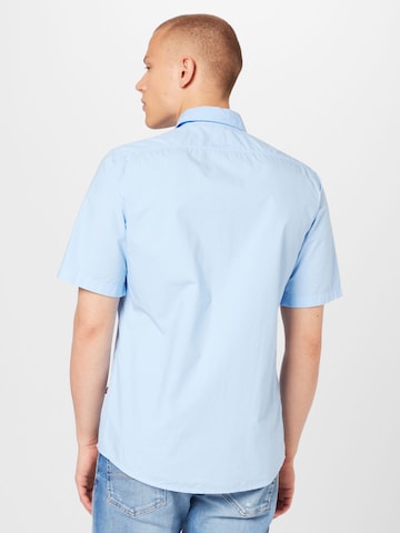 BOSS Orange Slim Fit Hemd 'Relegant' in Blau