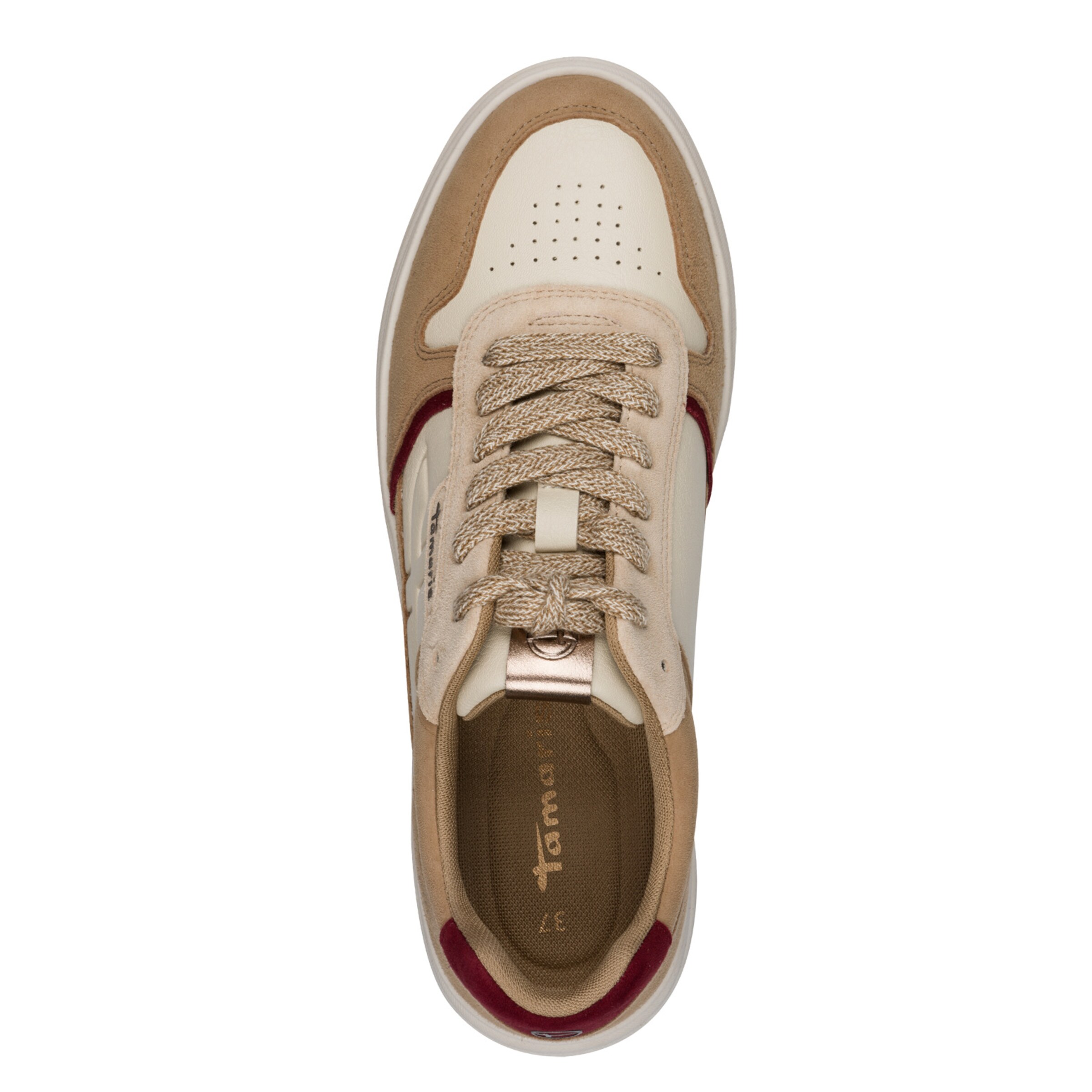 Baskets basses Tamaris en beige