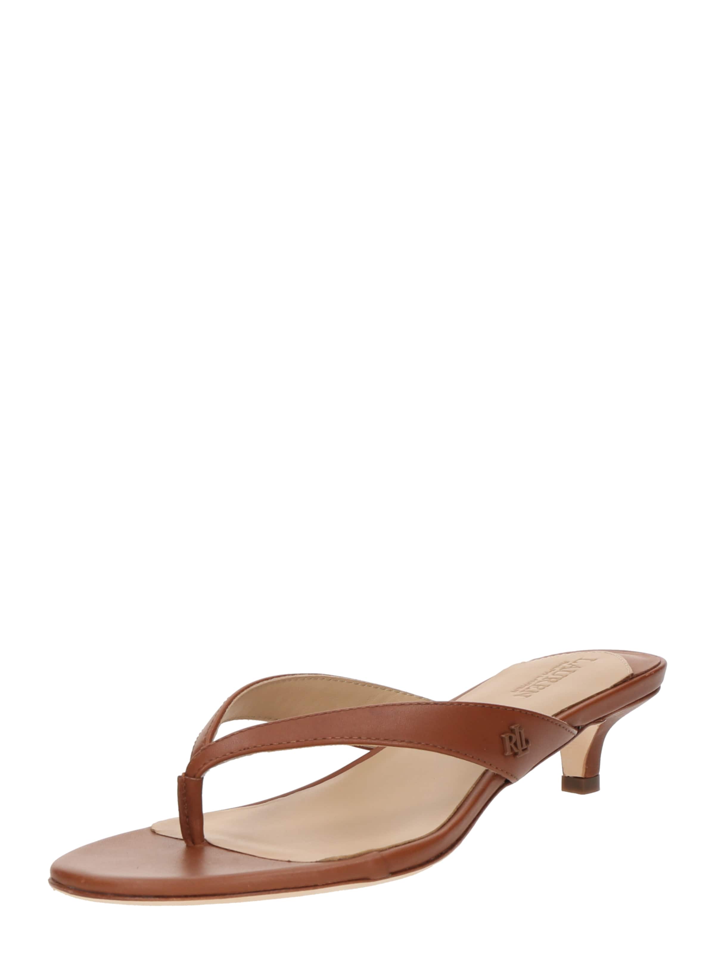 Lauren Ralph Lauren Varvastossut 'FRANCESA' värissä ruskea: etupuoli