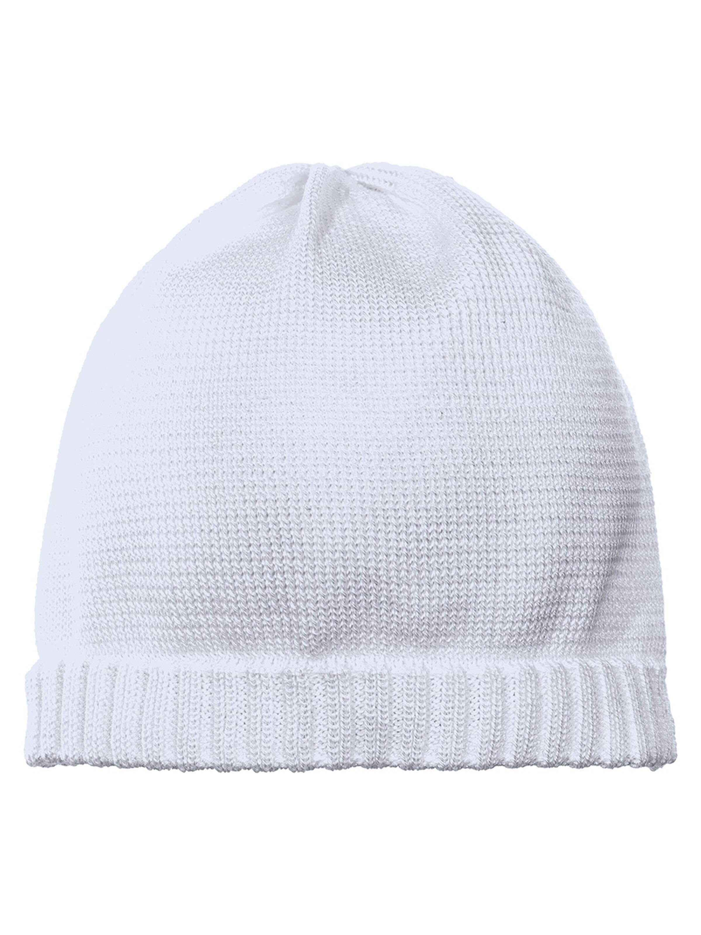 DÖLL Beanie 'Kindermütze weiß Puppe' in White: front