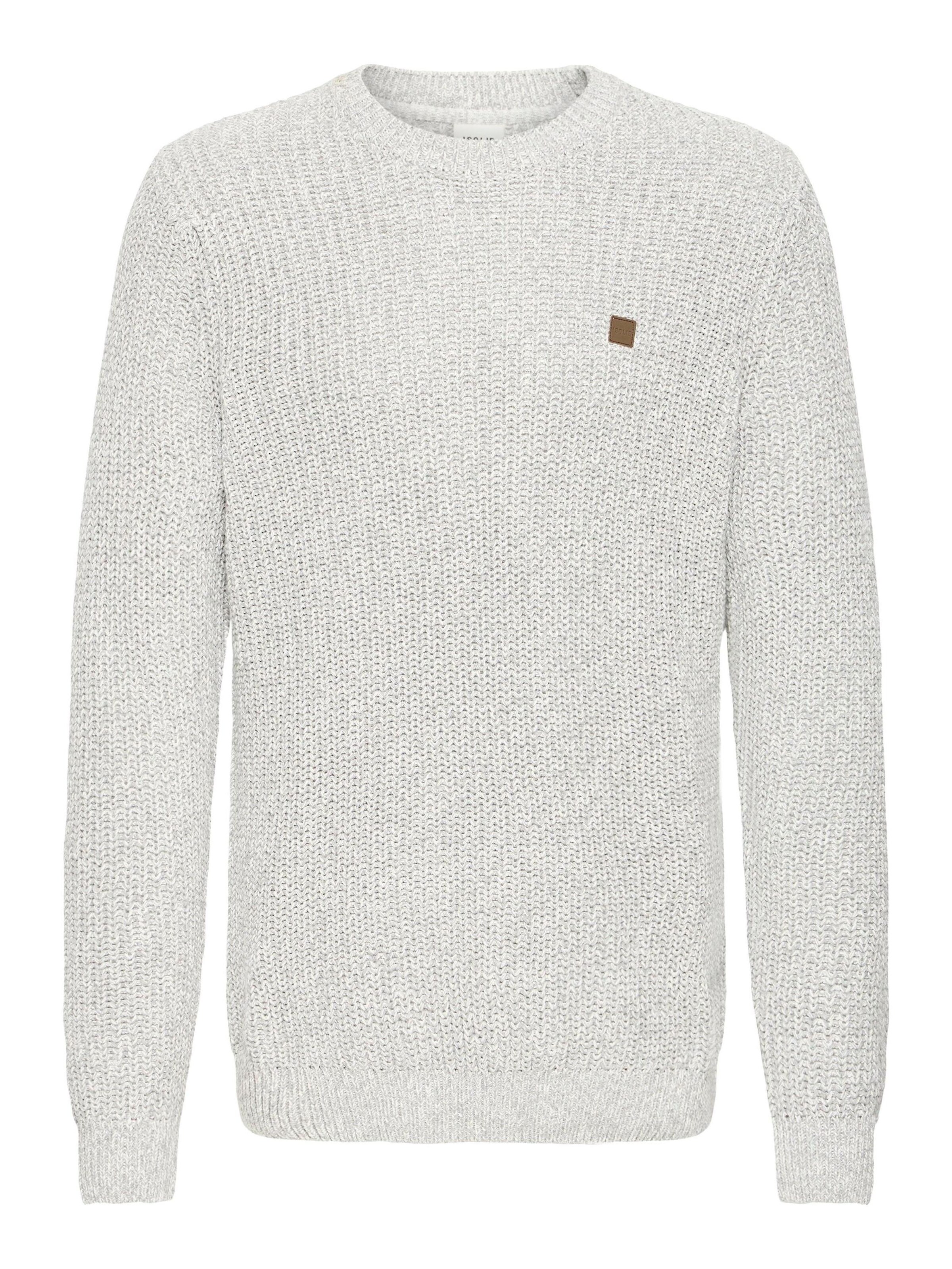 !Solid Pullover 'SDRicky' in Grau: Vorderseite
