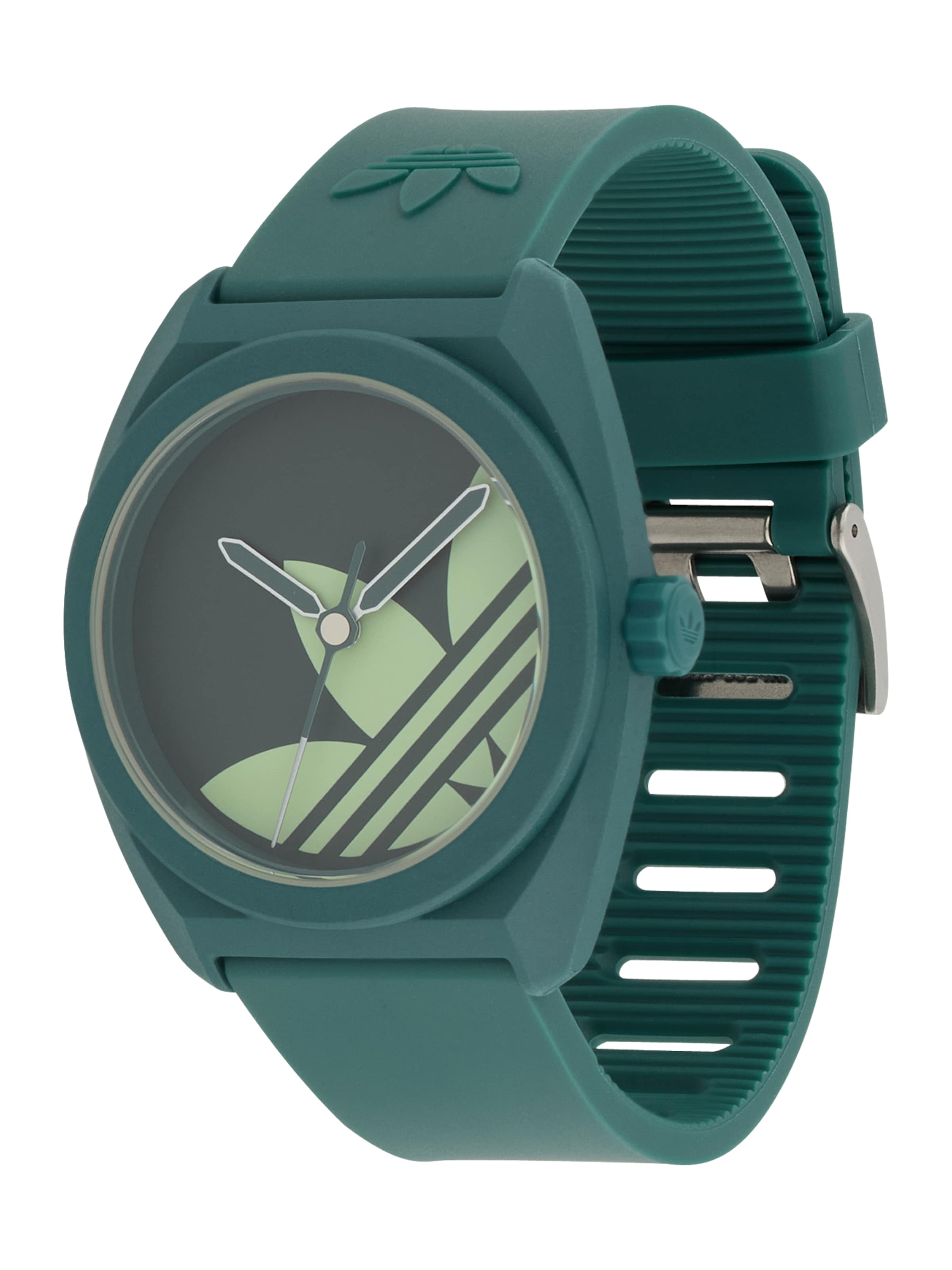 ADIDAS ORIGINALS Analogt ur 'Project Three' i grøn: forside