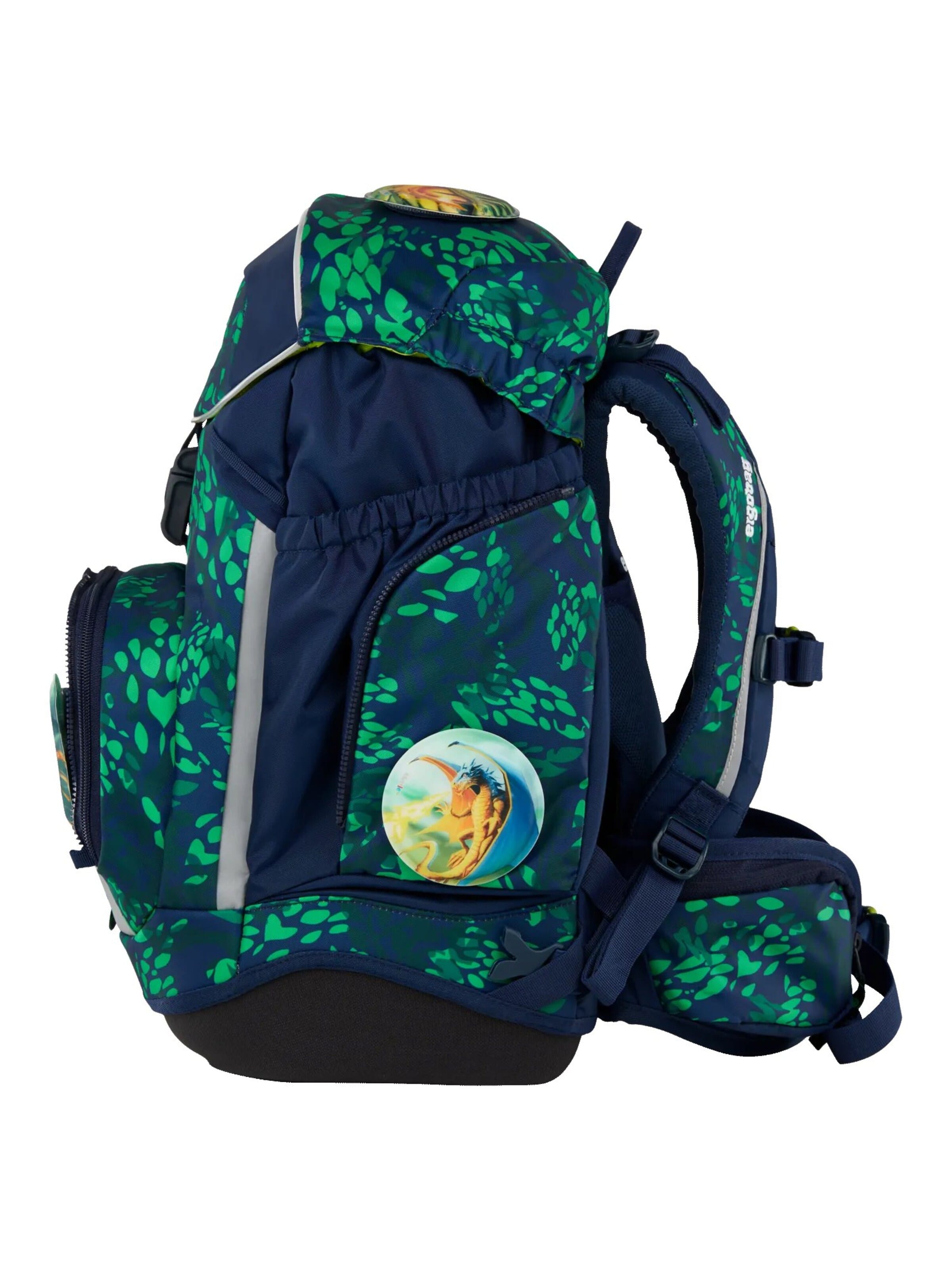 ergobag Backpack 'Schulranzen-Set pack Set' in Green