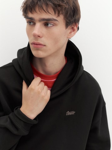 Pull&Bear Tréning póló 'STWD' - fekete