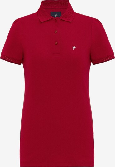 DENIM CULTURE T-Shirt 'Blaga' in rot / weiß, Produktansicht
