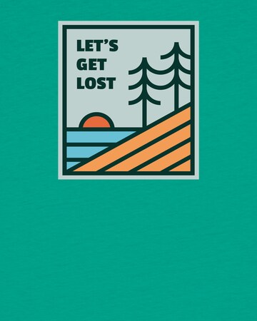 watabout.kids Shirt 'Let's Get Lost' in Groen