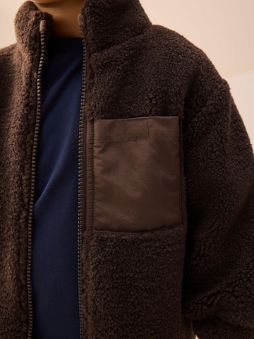 Next Fleece jacket in Brown