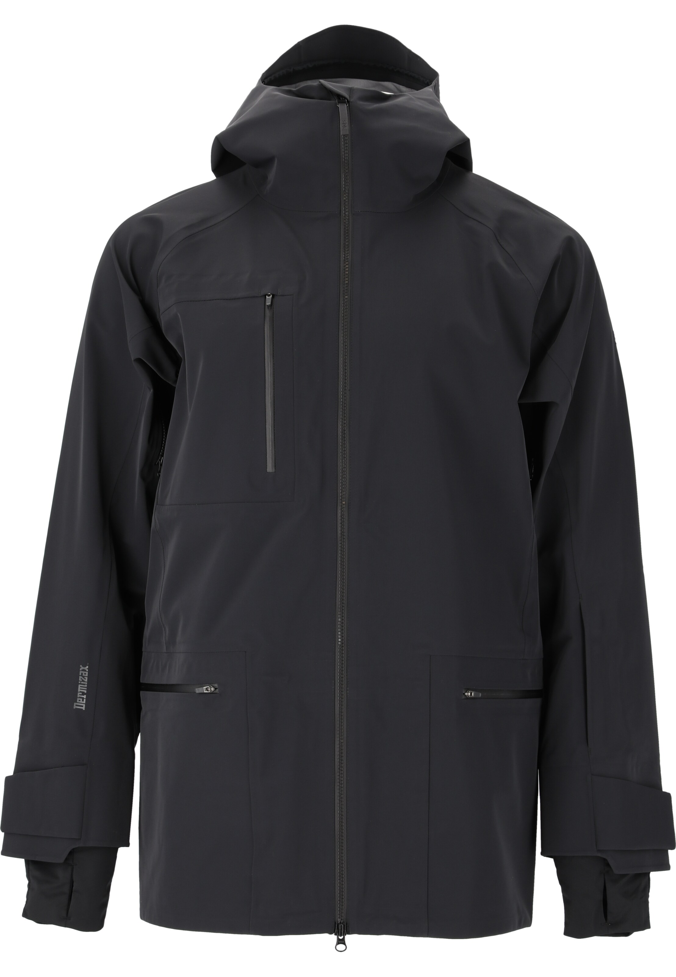 SOS Sportjacke 'Lipno' in Schwarz: Vorderseite