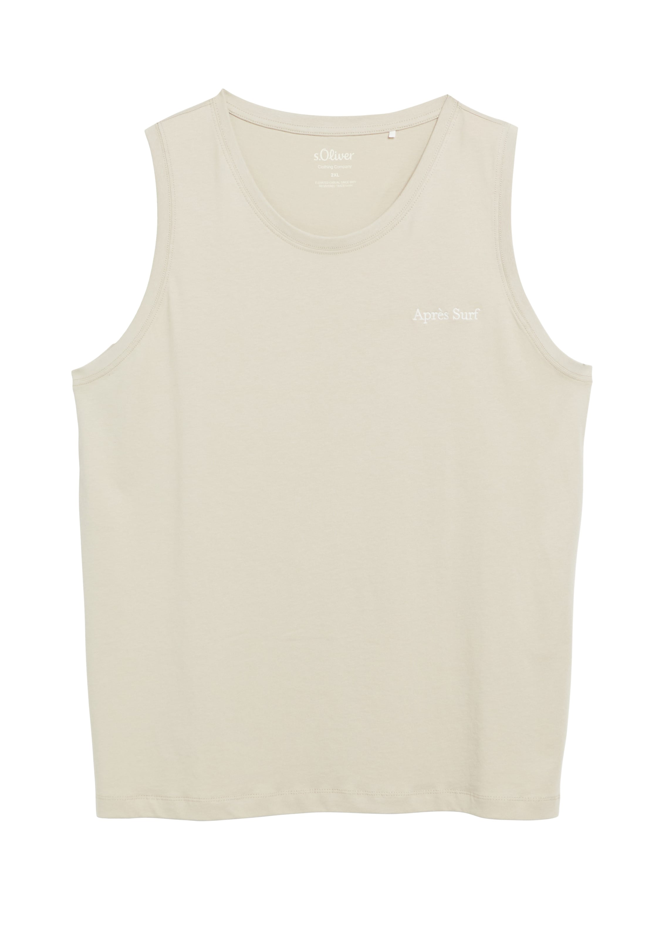 s.Oliver Shirt in Beige: voorkant
