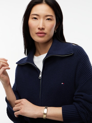 TOMMY HILFIGER Gebreid vest in Blauw