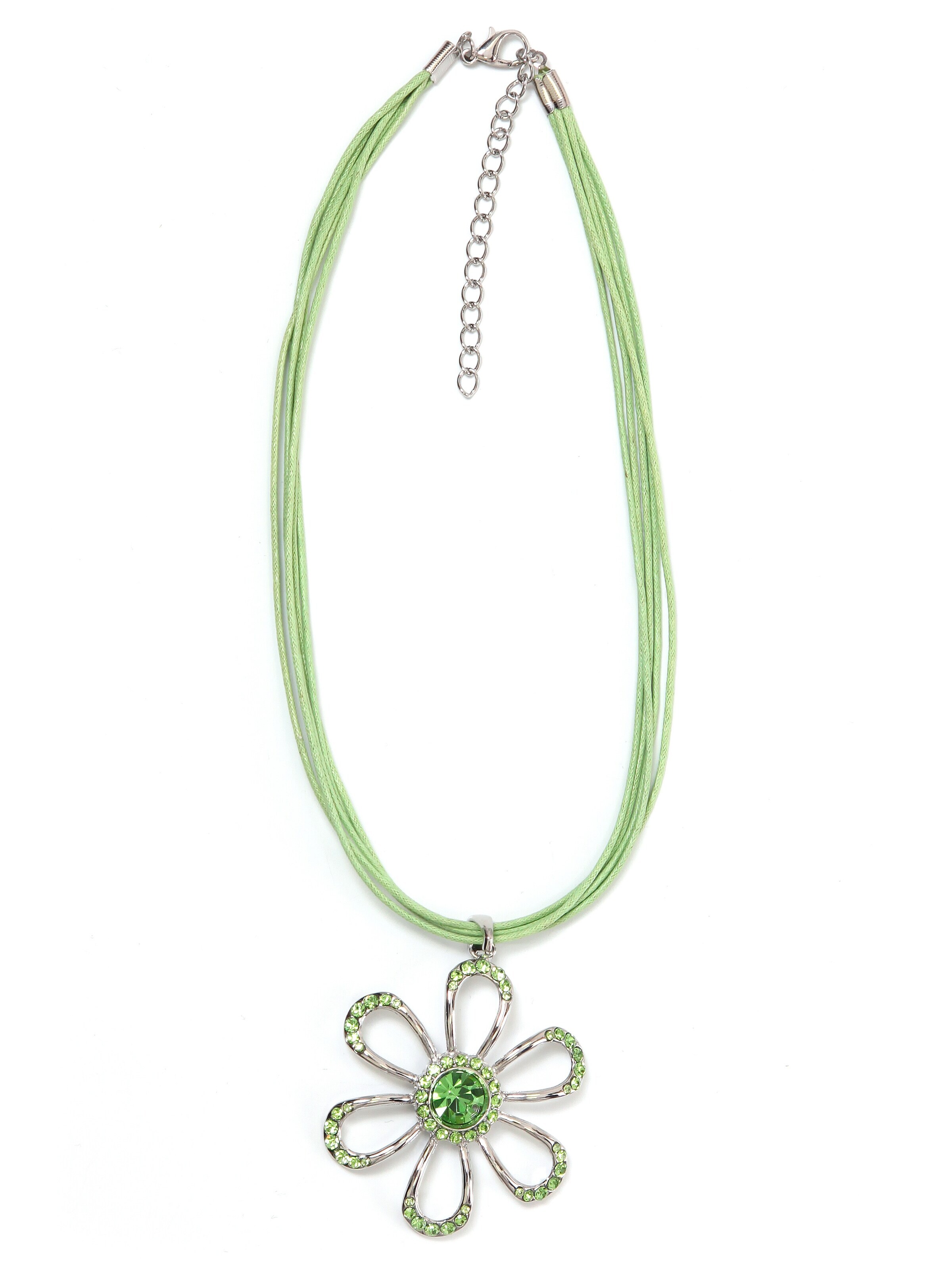 COLLEZIONE ALESSANDRO Necklace 'Beth' in Green: front