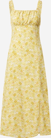 EDITED - Vestido 'Shiloh' em amarelo: frente