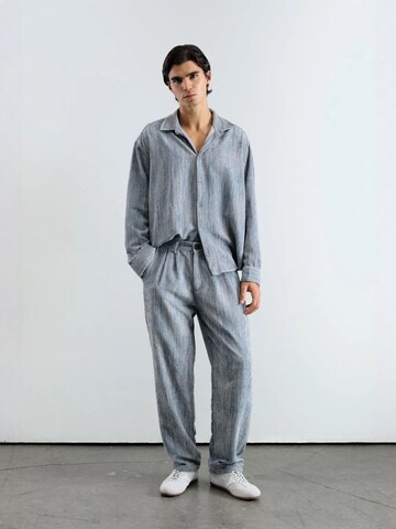 Giesto Comfort fit Overhemd in Blauw: voorkant
