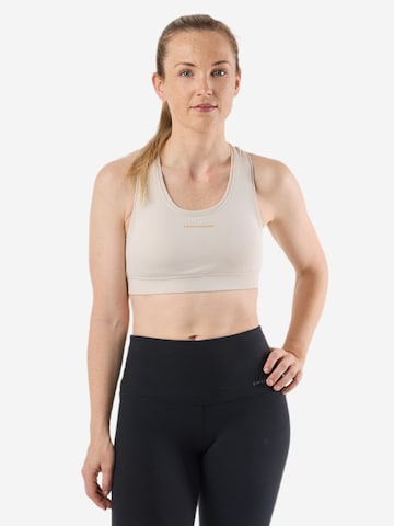 SWEDEMOUNT Sports Bra 'Core' in Beige: front